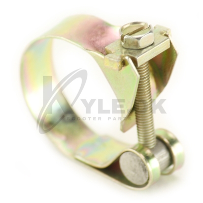 Spændebånd til luftslange ved benzintank Ape 50