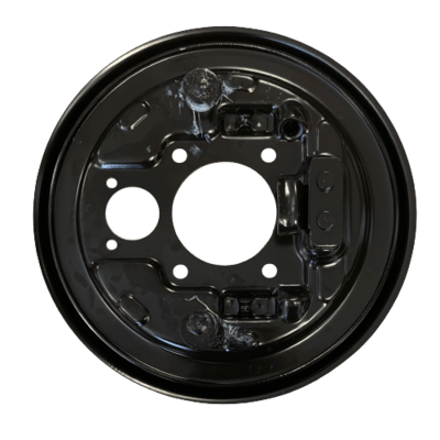 Ankerplade til Piaggio Ape 50 model E2 monteret i bagerste venstre side.