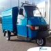 Piaggio Ape 50 med Crom/Blå Hjulkapsel