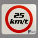 25 km/t klistermærke