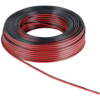 Ledning 2x0.75mm² rød/sort pr. meter